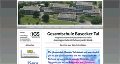 Desktop Screenshot of igs-buseck.de